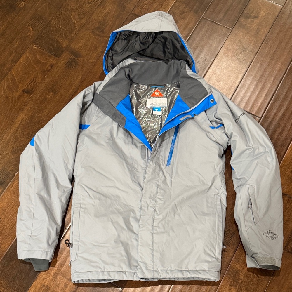 Men’s Columbia Fast Tracks gray ski jacket small